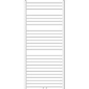 Badkamerradiator Sahara 750x1500 mm wit recht met middenaansluiting