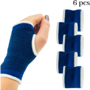 MARBEAUX Polsbrace - Set van 6 Stuks - Rechts en links - Blauw - Banda...