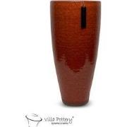 Villa Pottery  Rode vaas Georgia - hoog
