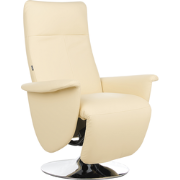 PRIME - Relaxfauteuil - Lichtbeige - Kunstleer