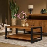 Salontafel Boaz met onderblad | 110 cm - 110 x "45" x 60