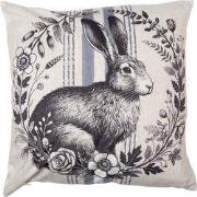 Clayre & Eef Kussenhoes 45x45 cm Beige Polyester