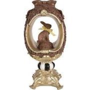 Clayre & Eef Decoratie Beeld Konijn 30 cm Bruin Polyresin