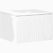 ALZIRA - Badkamermeubel - Wit - 60 x 52 cm - Hout