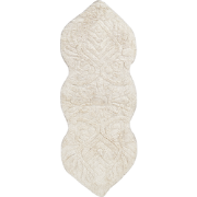 CANBAR - Badmat - Lichtbeige - 150 x 60 cm - Katoen