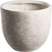 LIXOURI - Bloempot - Lichtgrijs - 47 x 47 x 40 cm - Klei-vezelmengsel
