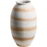 ZERVATA - Bloemenvaas - Gebroken wit - Klei-vezelmengsel