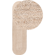 DEMIRCI - Laagpolig vloerkleed - Beige - 80 x 300 cm - Jute