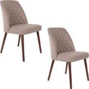 Housecraft Living Conway Eetkamerstoelen Beige - Set van 2