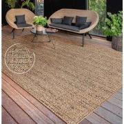 Binnen en Buitenkleed - Aamber - Naturel / Beige - 80x150 cm