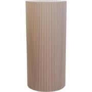 Side Table / Pillar- Cylinder - MDF - Taupe - 30x65cm