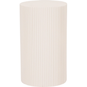 Side Table / Pillar- Cylinder - MDF - Sand - 30x54cm