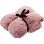 Dutch Decor LIZE - plaid 140x180 cm - 100% gerecycled polyester - Rose...