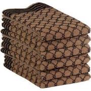 DoubleDry Luxe Keukenhanddoeken Set - 6 Stuks - 50x50 cm - 100% Katoen...