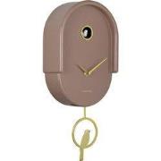 Karlsson - Wandklok Tweet - Mocha brown