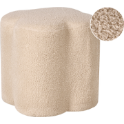 MANCOS - Poef - Beige - Bouclé
