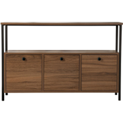 3-deurs dressoir met 1 bovenplank L120 cm - SIENNA