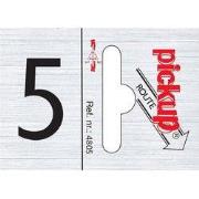 Route alulook 25 x 44 mm Sticker pick up cijfer 5