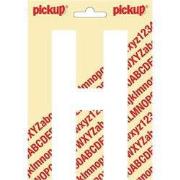 Plakletter Nobel Sticker letter H