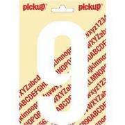 Plakcijfer Nobel Sticker getal 9