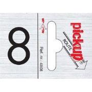 Route alulook 25 x 44 mm Sticker pick up cijfer 8