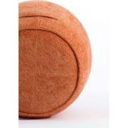 Poef Sibiu - Oranje - Ø50x40cm