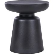 TOFET - Bijzettafel - Zwart - Synthetisch materiaal
