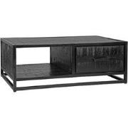 LABEL51 Salontafel Chili - Zwart - Mangohout - 110 cm
