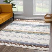Vloerkleed Focus - Hoogpolig - Fluffy  - Scandinavisch - Multi- 80x150...