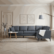 Hoekbank Rechts Tempo Donker Grijs