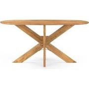 Benoa Eettafel Deens Ovaal Runa met Houten Onderstel 160