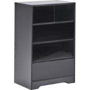 ALBERTA - Ladekast - Zwart - MDF