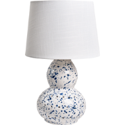 MACAL - Tafellamp - Wit/Blauw - Keramiek