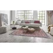 Vintage vloerkleed - Oriental Vivana Rood/Blauw - 200 X 290 CM