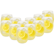 OTIX Kunststof Drinkglazen - 12 Stuks - Waterglazen - Limonadeglazen -...