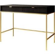 Meubella - Kaptafel Navil 2 - Zwart - 104 cm