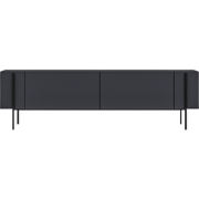 TV-meubel met 2 opklapbare deuren en metalen poten L185 cm - HERMIONE