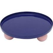 Tray Double Funky Round Large