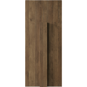 Ingangskast 2 deuren, 2 interne planken en een kledingrek H187 cm - JU...