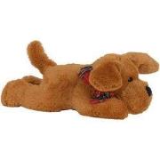 Hond polyester l18b35h13cm bruin