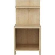 Nachtkastje  met 1 nis, eikenhouten decor, H72 cm - ULLMAN