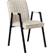 Eetkamerstoel Tivoli Bull | Beige | Met armleuning