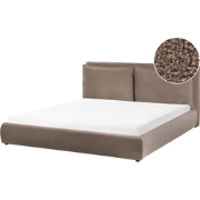 BAJONNA - Waterbed - Bruin - 180 x 200 cm - Bouclé