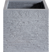 PAROS - Plantenbak - Wit - 30 cm - Klei-vezelmengsel