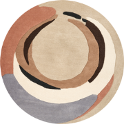 SARGODHA - Vloerkleed - Meerkleurig -  140 cm - Wol