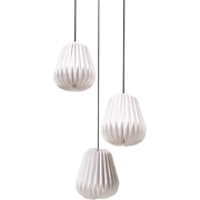 HONDE - Hanglamp - Wit - Papier/Metaal