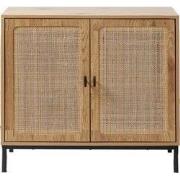 Buffet 2 Portes en Rotin Naturel L80 cm - JAYA