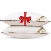 Kapok Hoofdkussens - Set van 2 stuks - Verkoelend kussen - medium - 10...