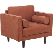 NURMO - Fauteuil - Goudbruin - Polyester