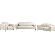 OMMEL - Bankenset - Lichtbeige - Veganistisch eco-leer
